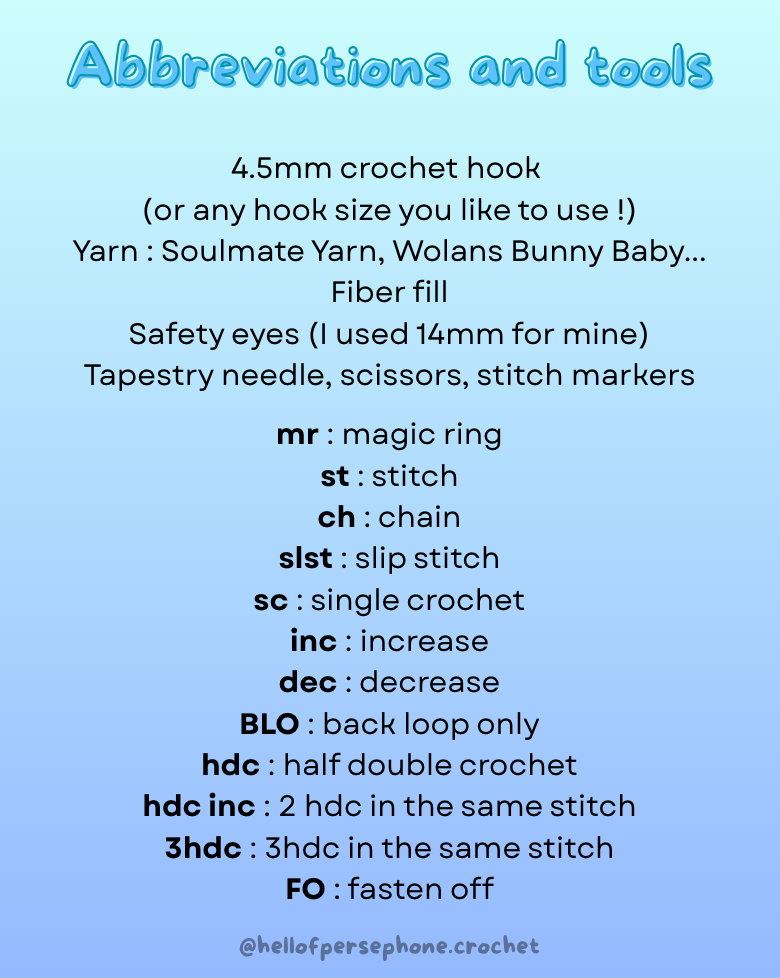 Crochet whale pattern