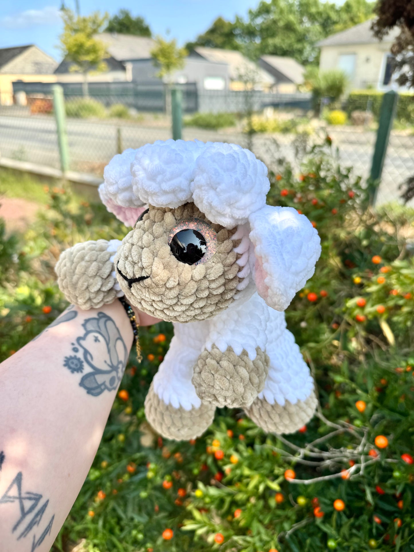 Peluche mouton au crochet — Doudou mouton 🐑