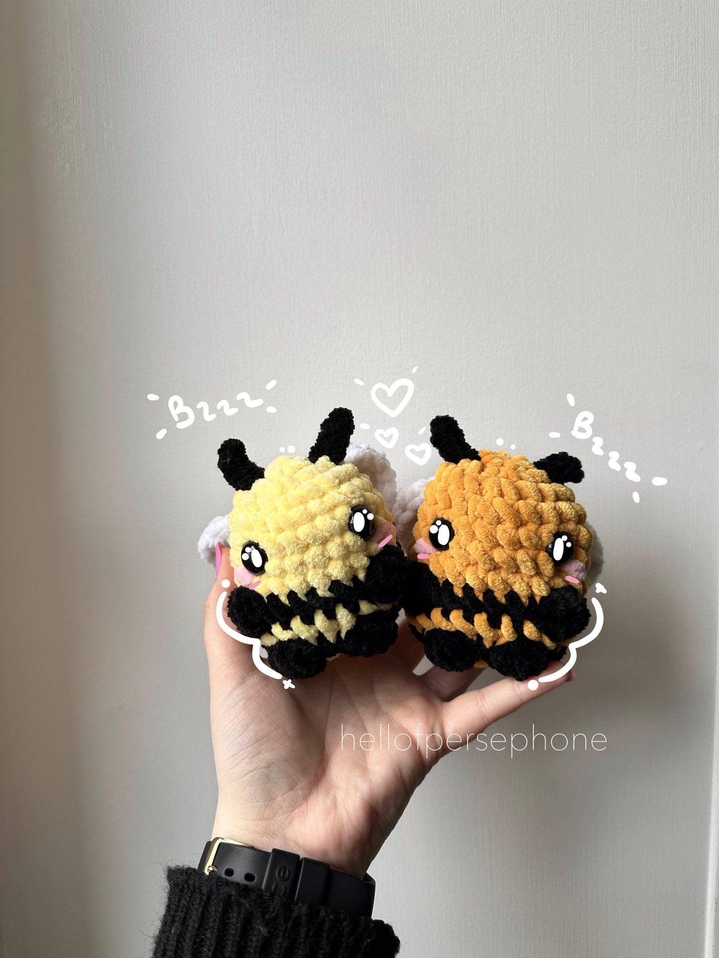 Peluche Abeille au Crochet | 100% Artisanal