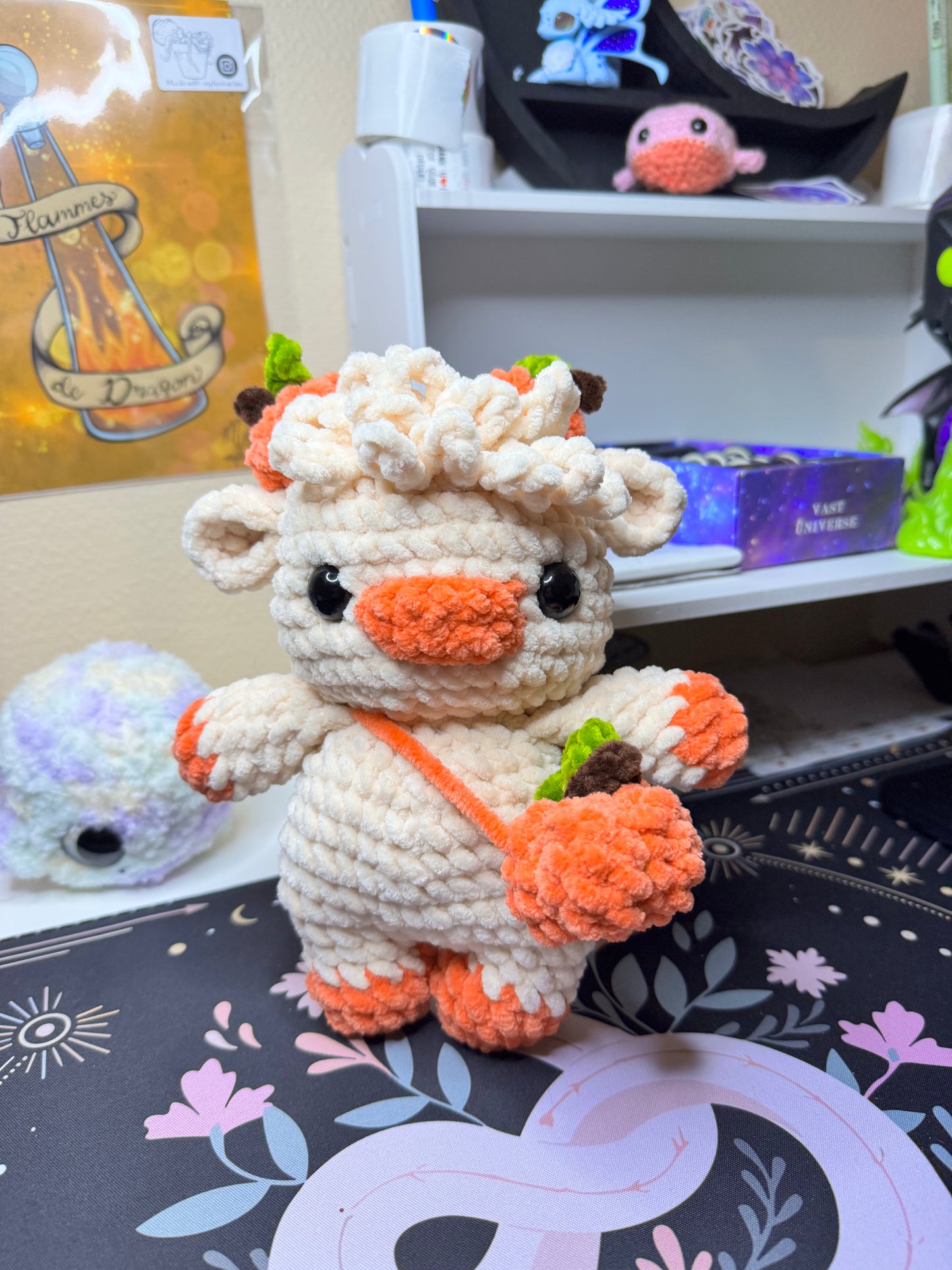Peluche de vaca a crochet (Modelo a tu elección)