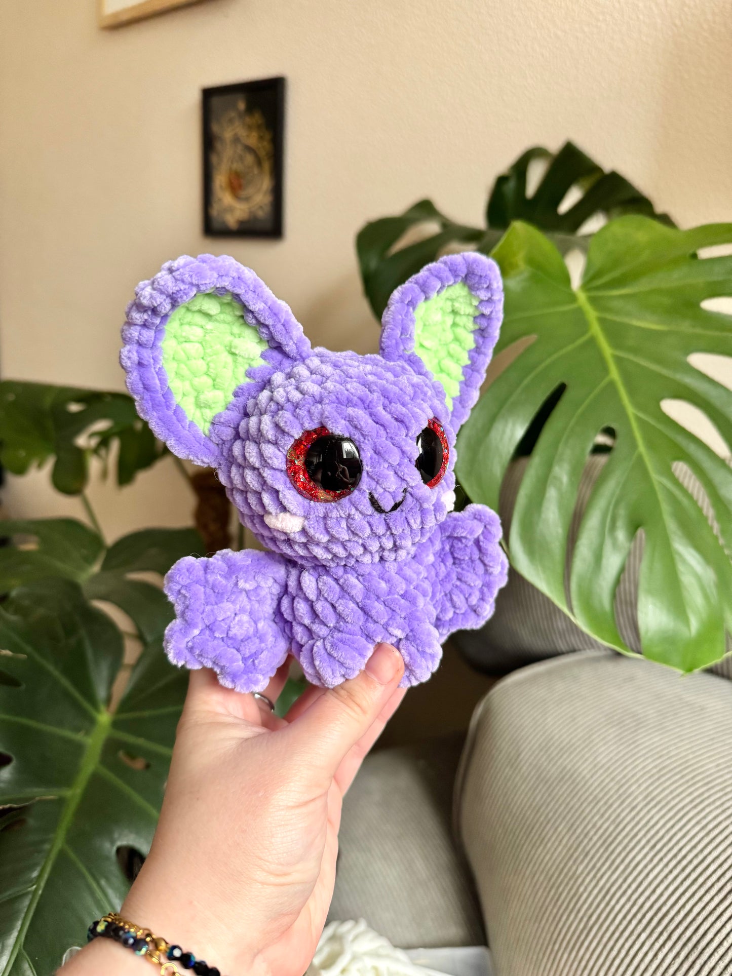 Peluche chauve-souris au crochet