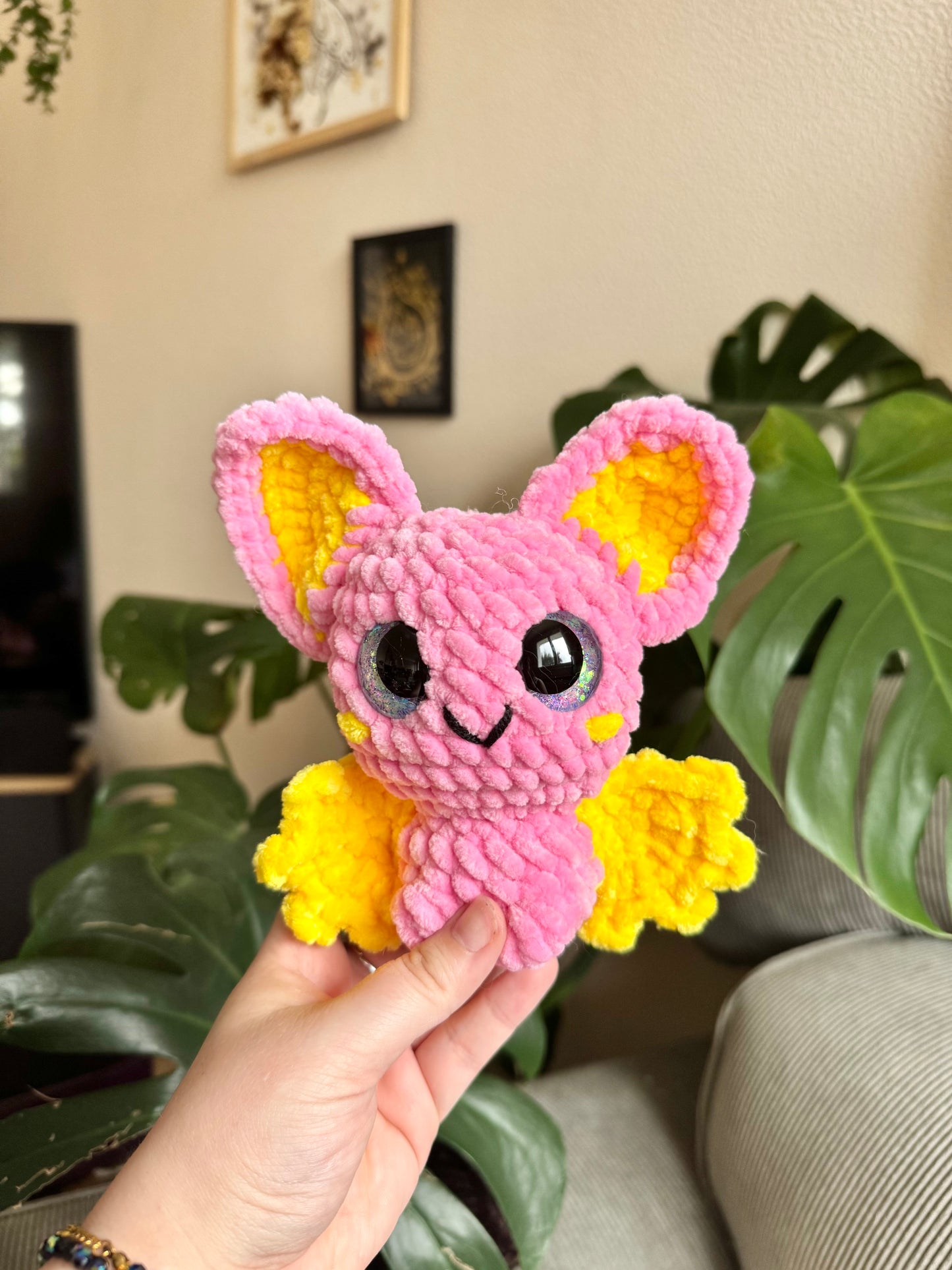 Peluche chauve-souris au crochet