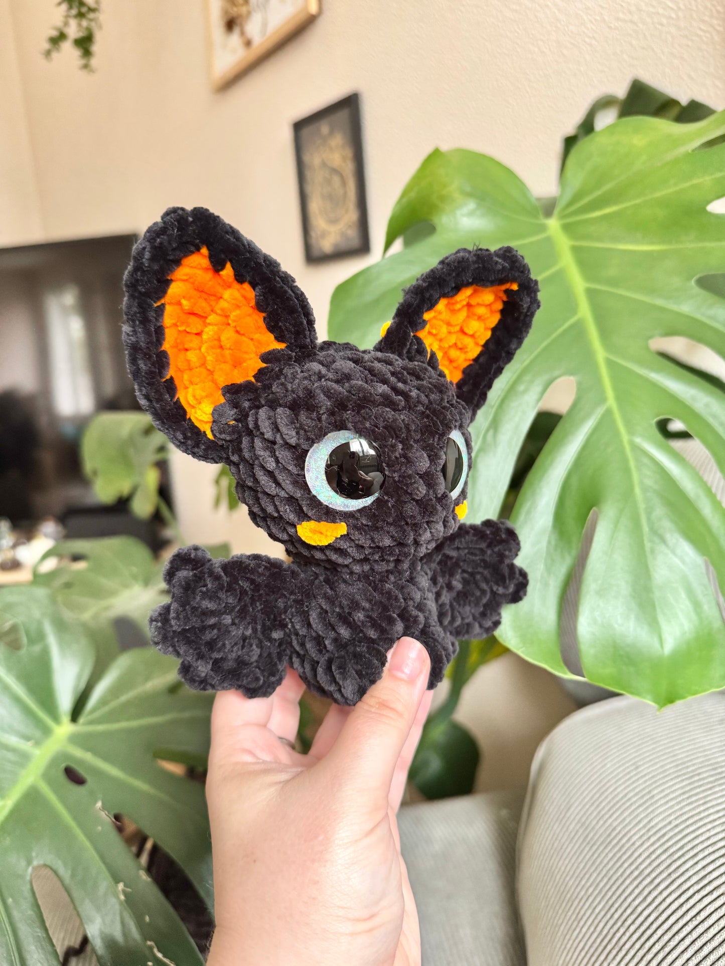 Peluche chauve-souris au crochet