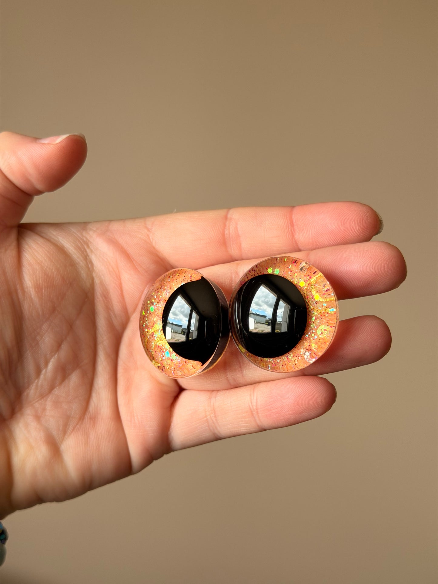 Yeux de sécurité - Moony Peach