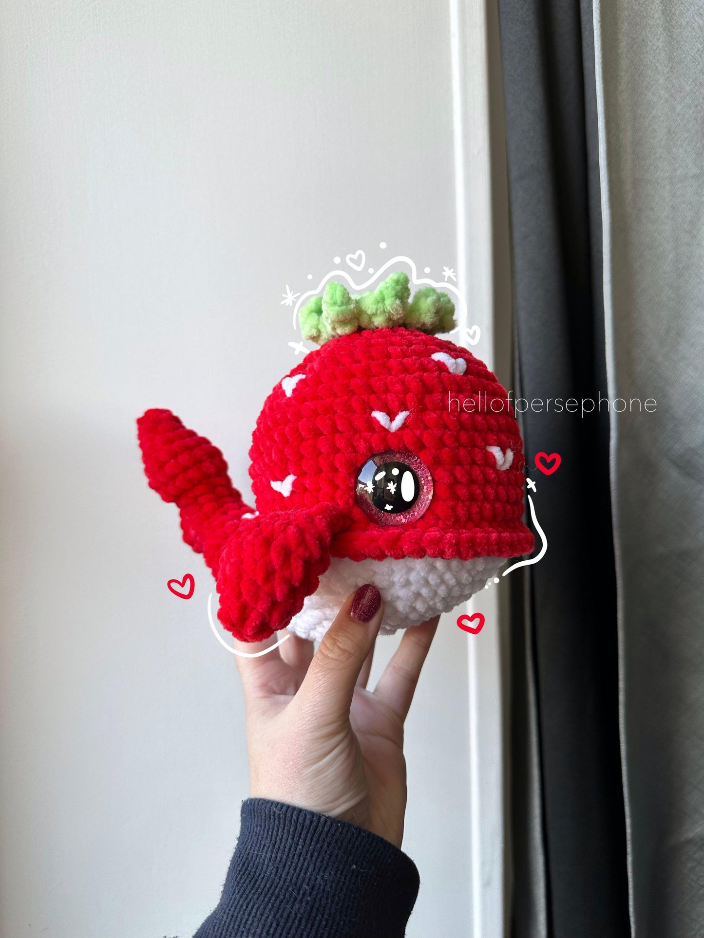 Peluche Baleine au Crochet | 100% Artisanal