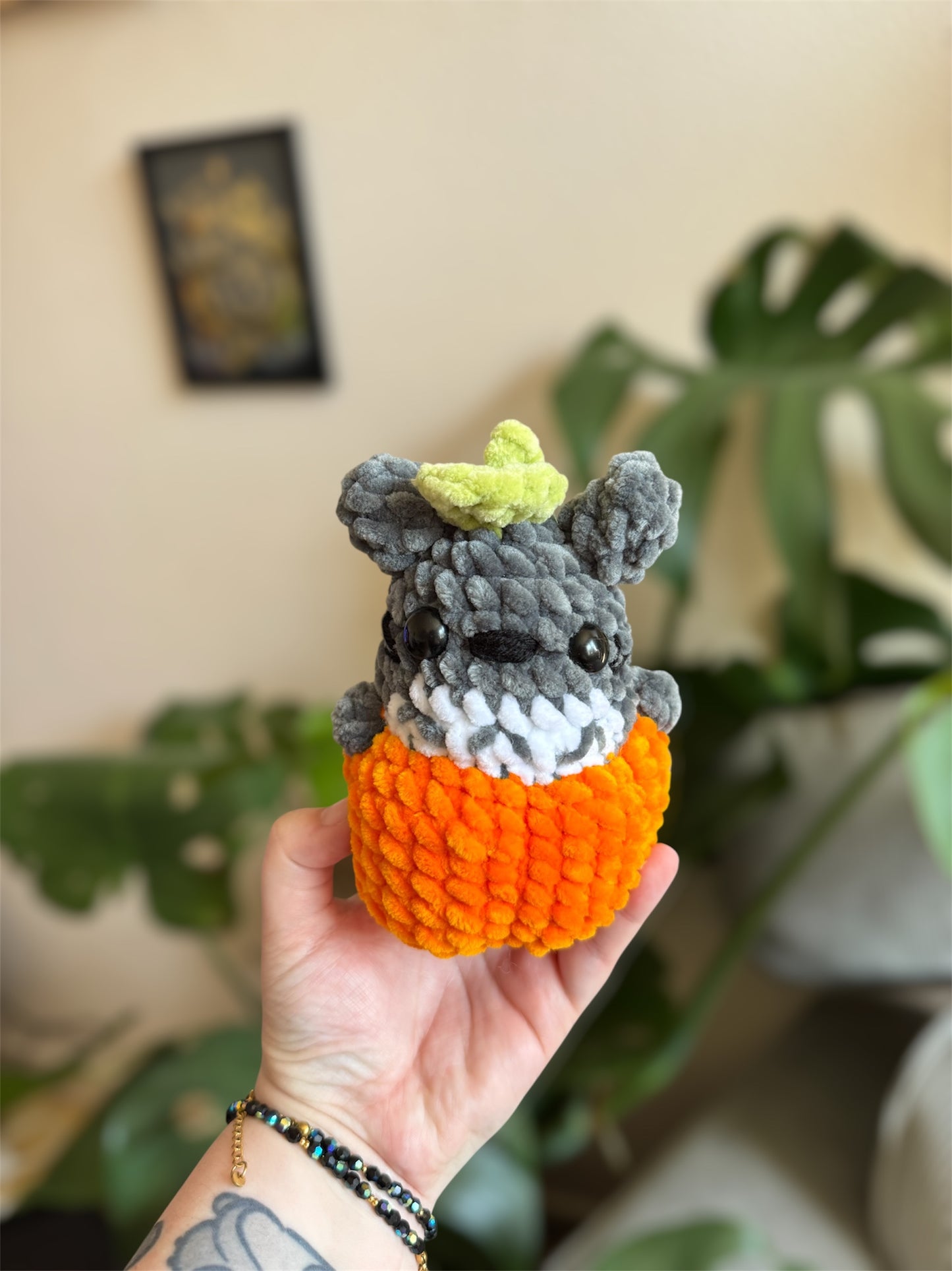 Totoro citrouille au crochet