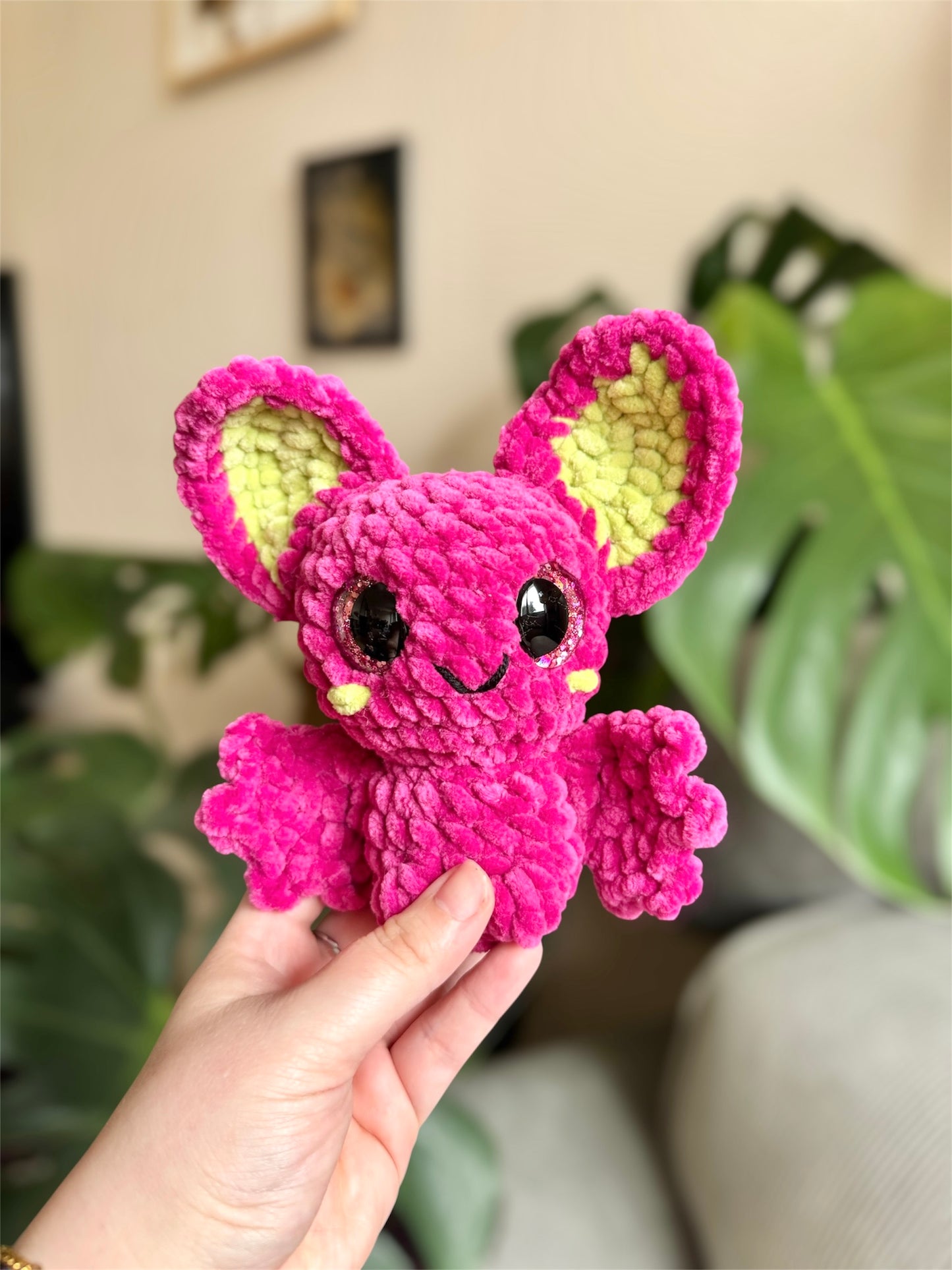 Peluche chauve-souris au crochet