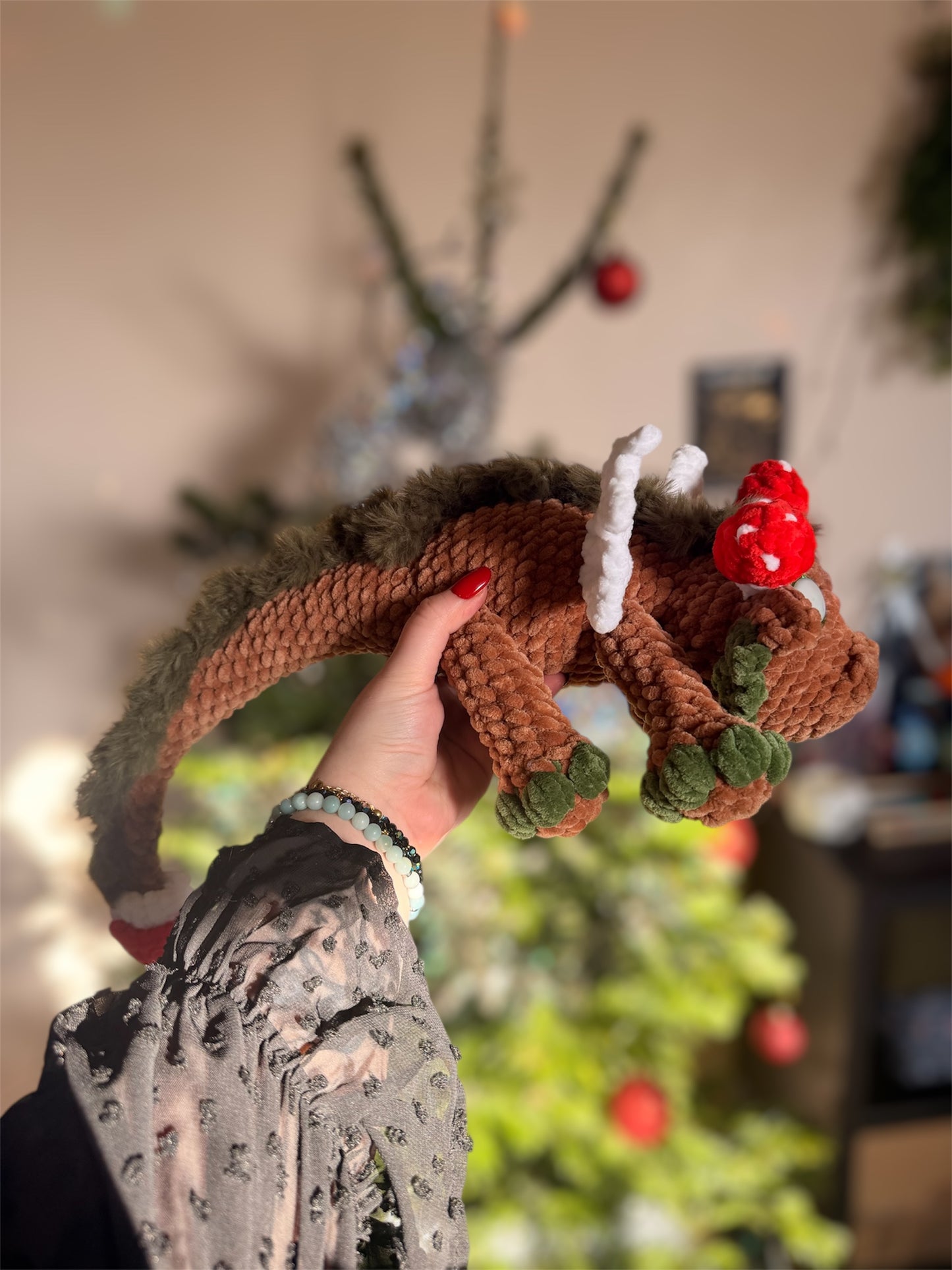 Dragon forêt et champignon