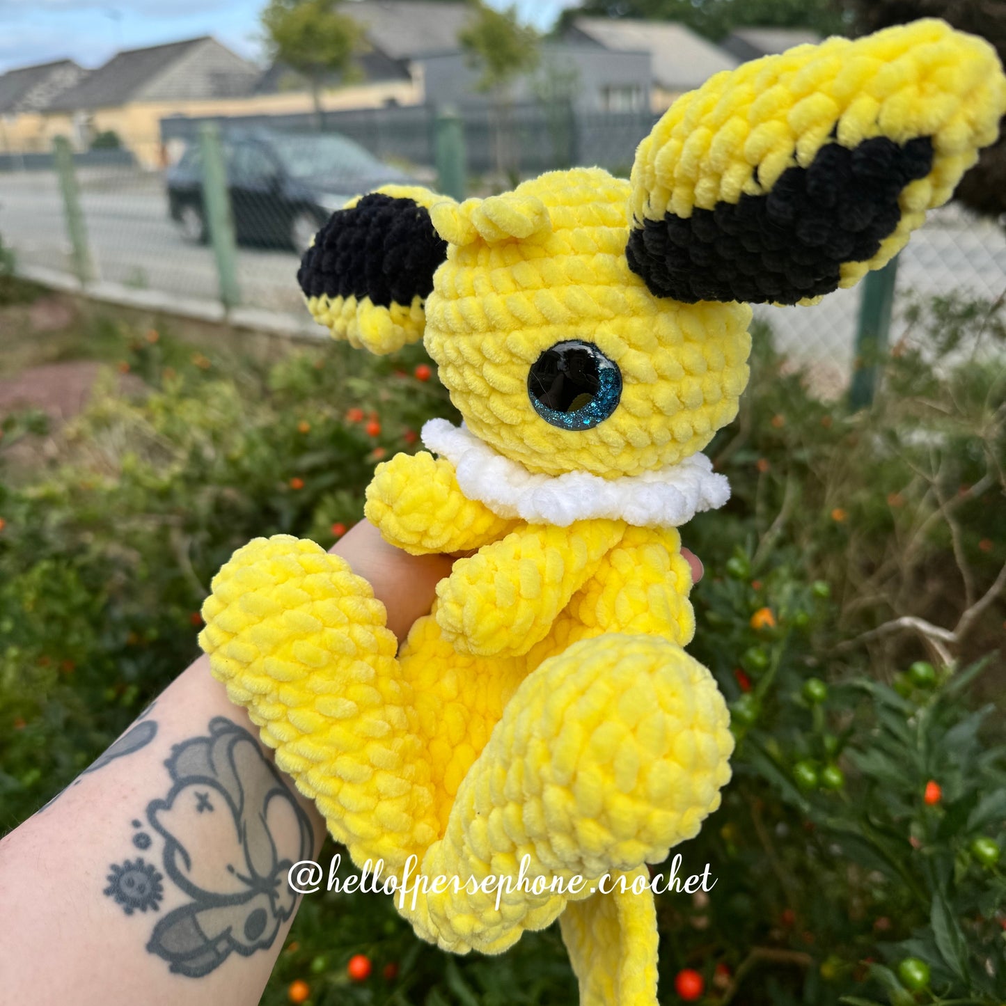 Voltali (Jolteon) Pokemon au crochet - Amigurumi fait main