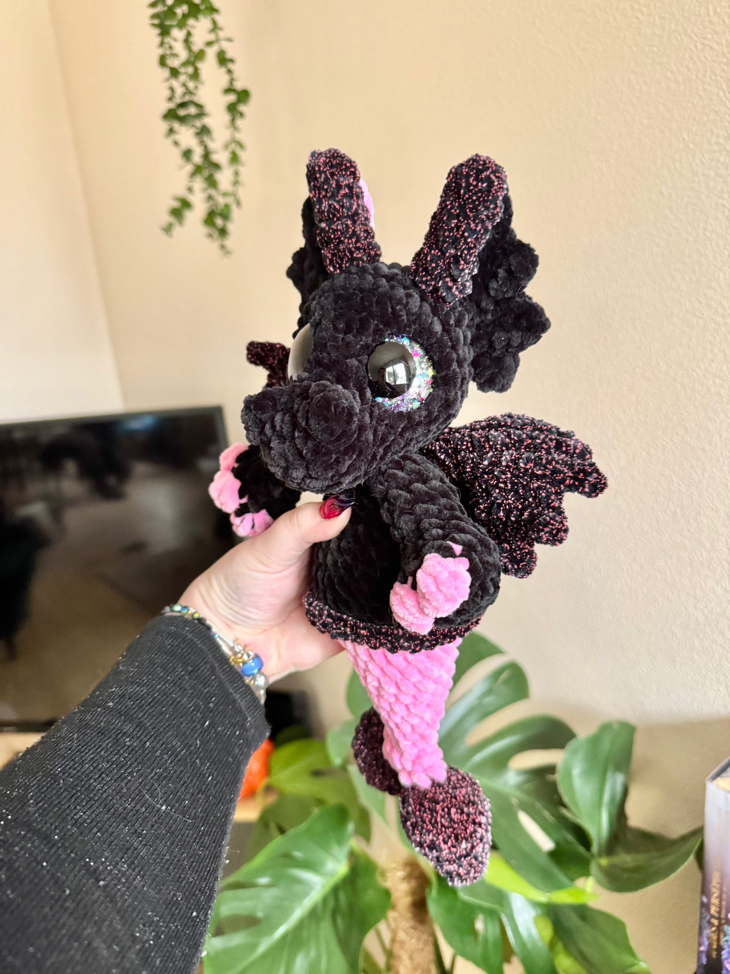 peluche crochet, peluche dragon sirène crochet, amigurumi dragon kawaii, peluche sirène, sirène au crochet, dragon mermaid crochet plushie