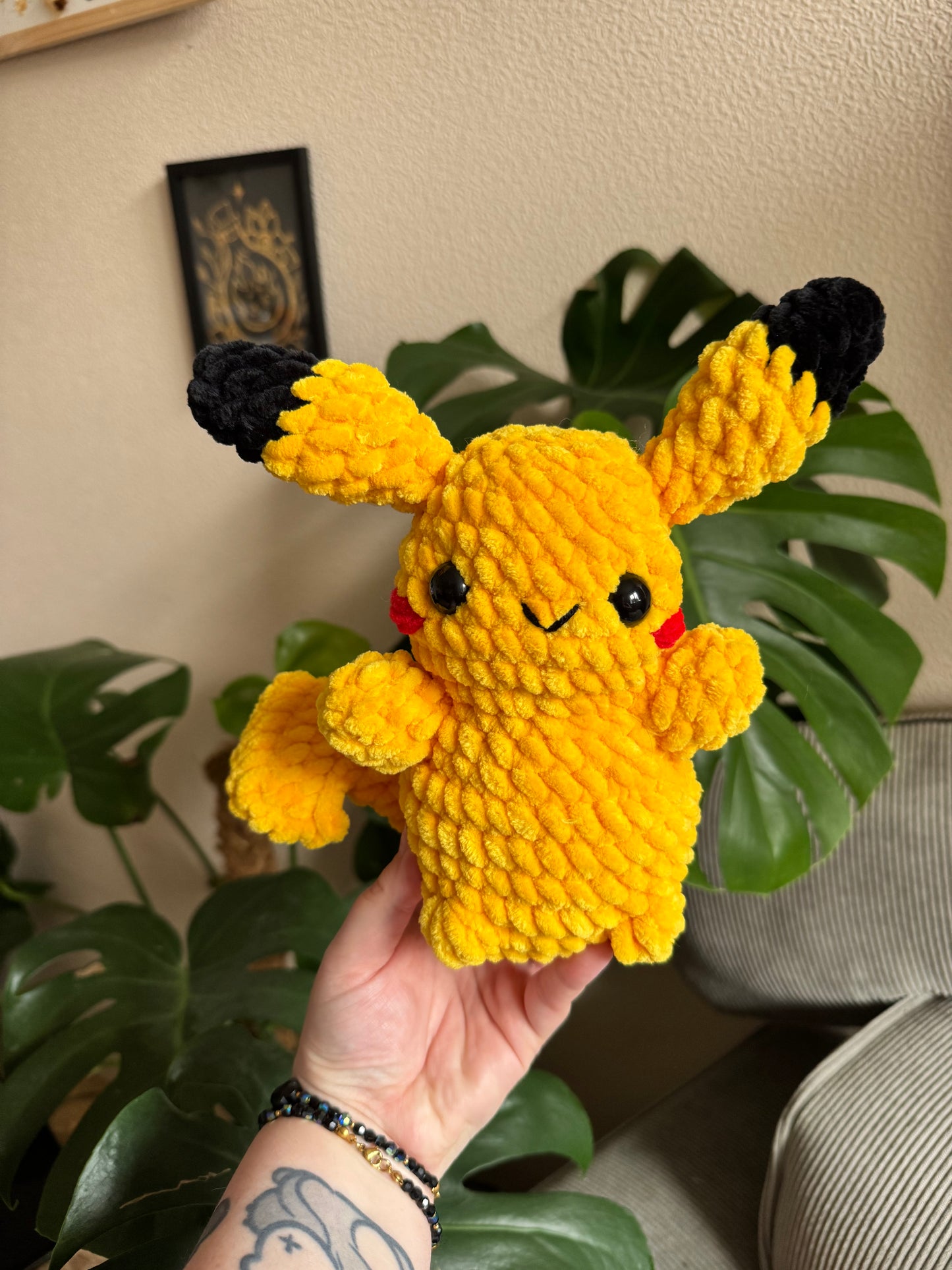 cadeau Pikachu crochet artisanal