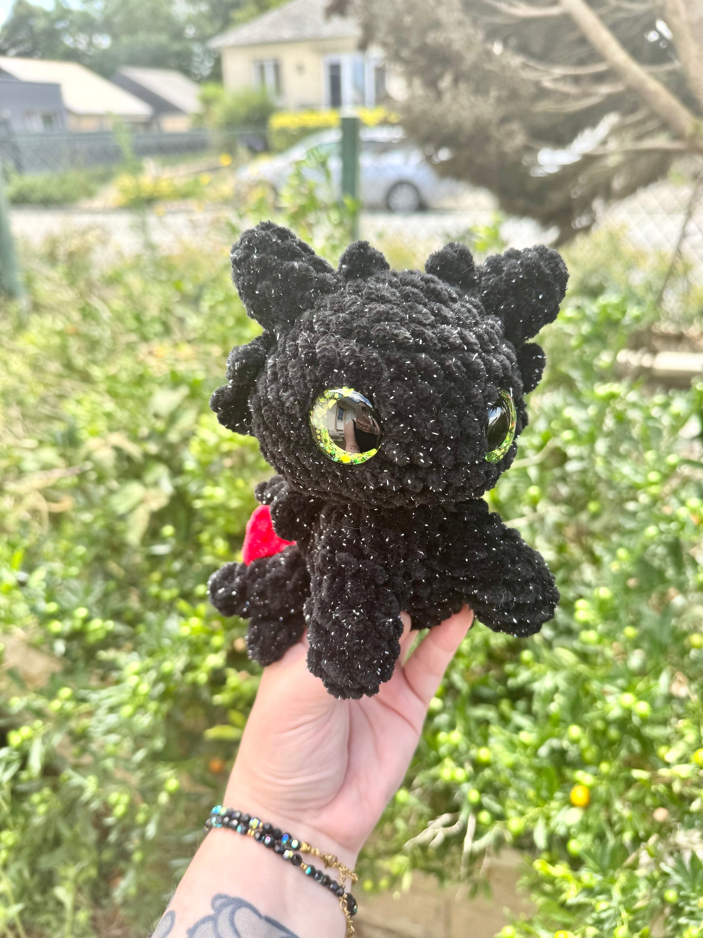 peluche dragon toothless crochet