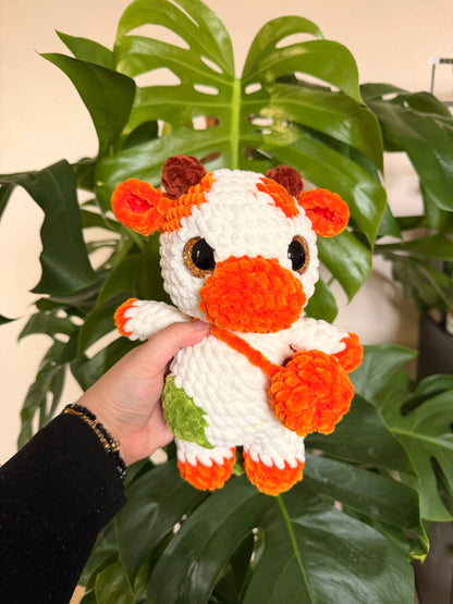 Peluche Vache Citrouille
