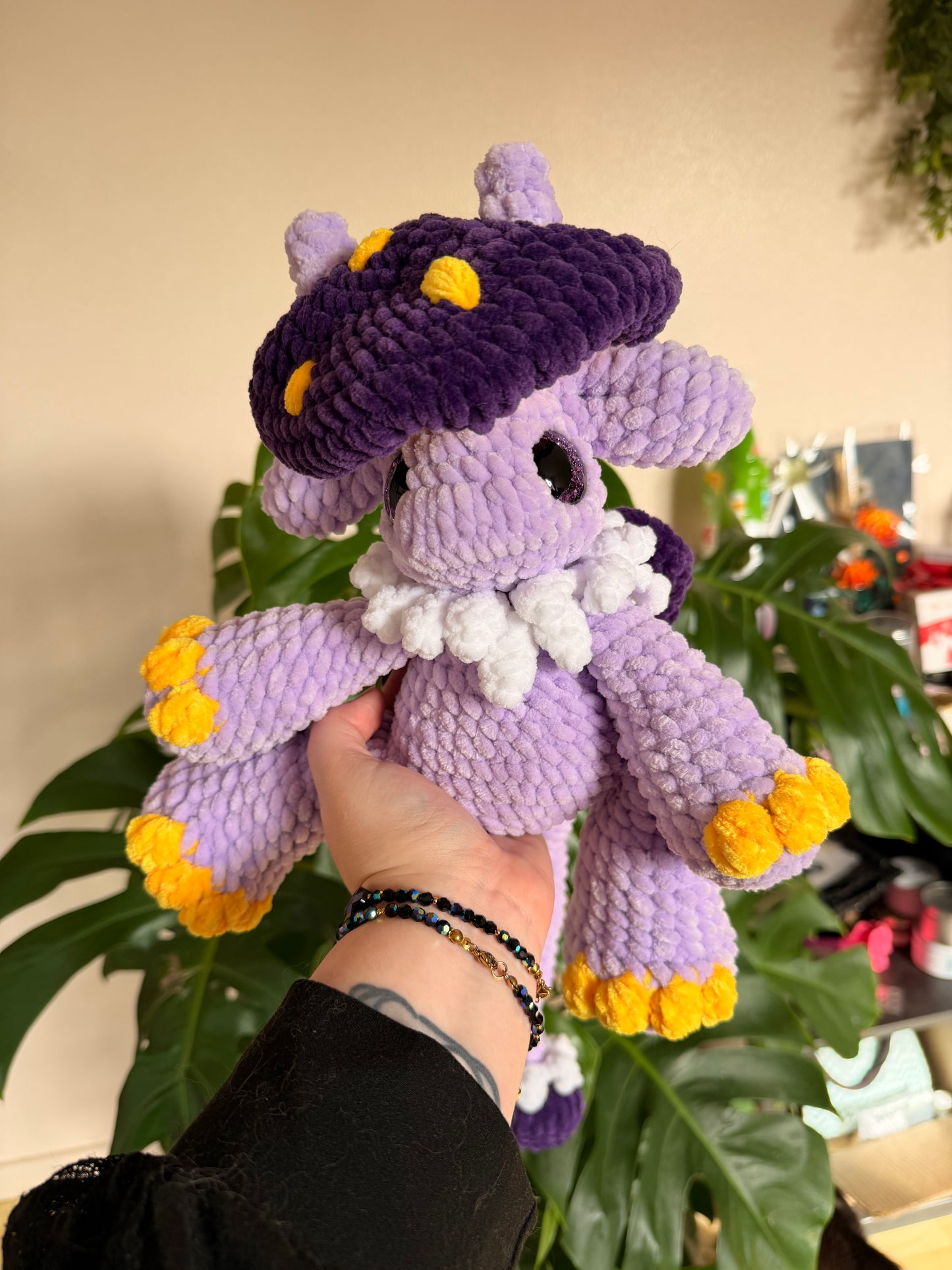 Dragon champignon violet