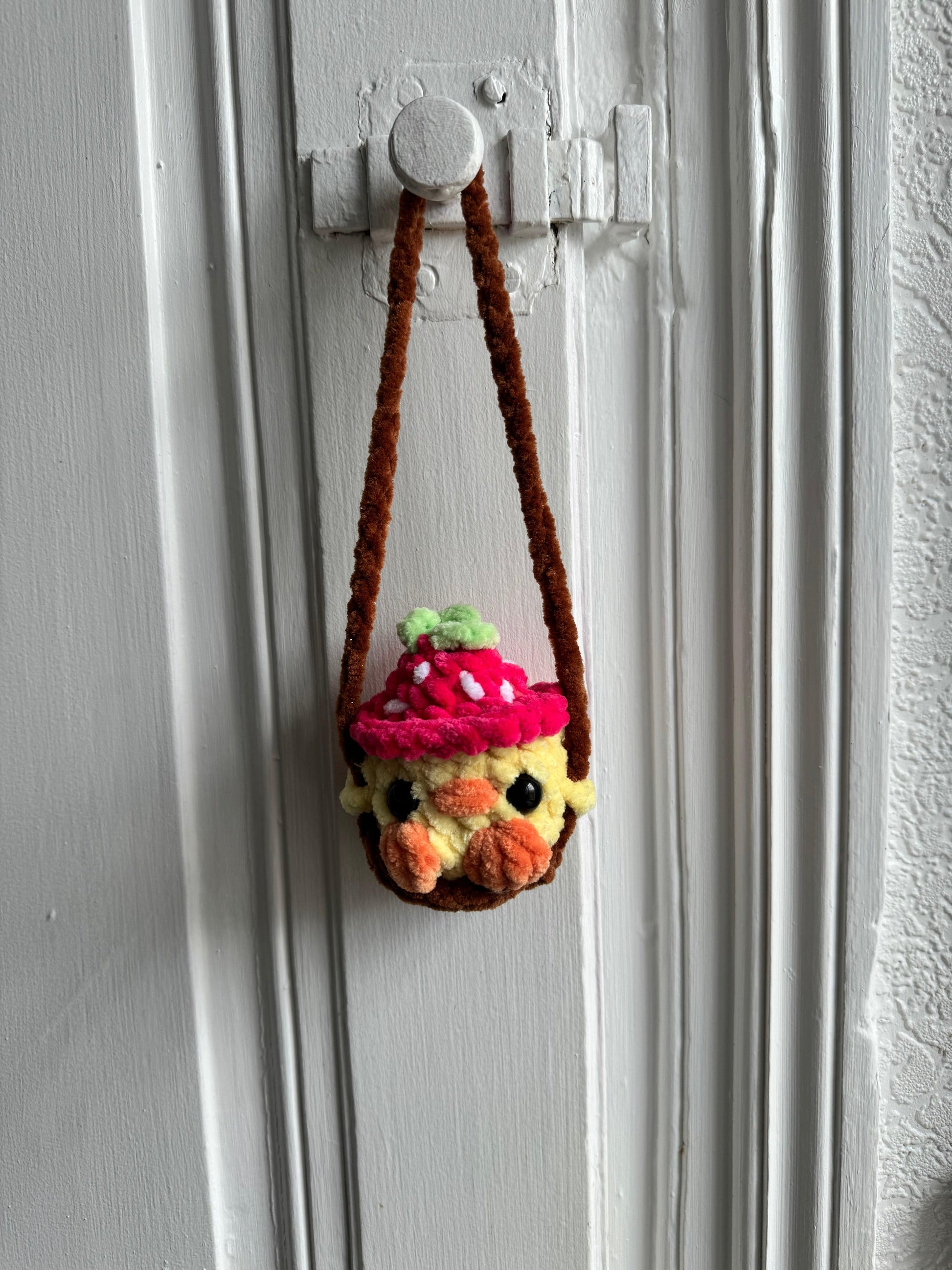 peluche crochet décoration de rétroviseur voiture crochet fait main