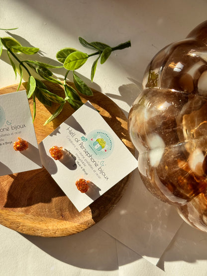 Boucles d’oreilles citrouilles