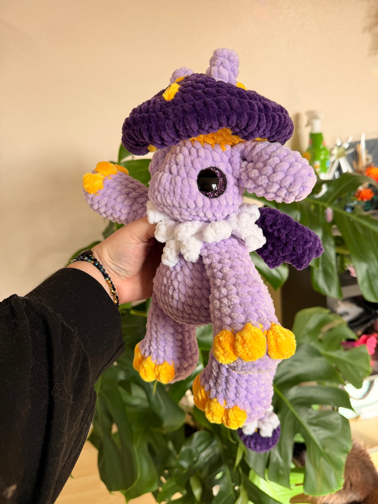 Dragon champignon violet