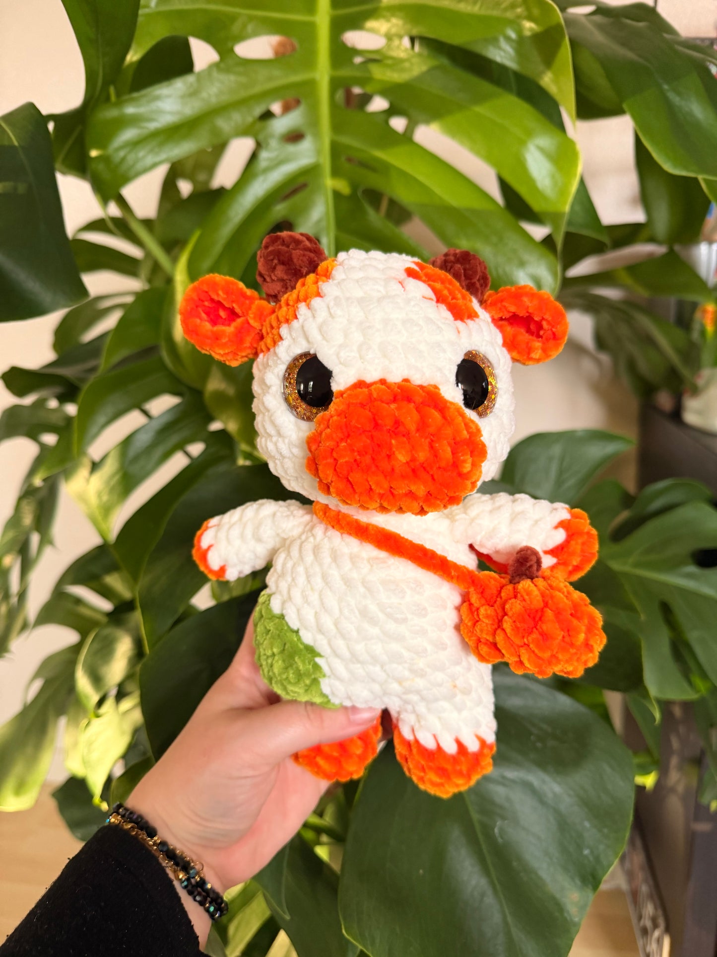 Peluche Vache Citrouille