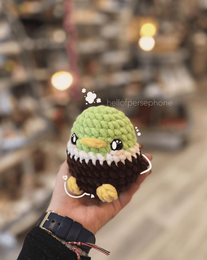 peluche canard au crochet amigurumi canard colvert crochet fait main