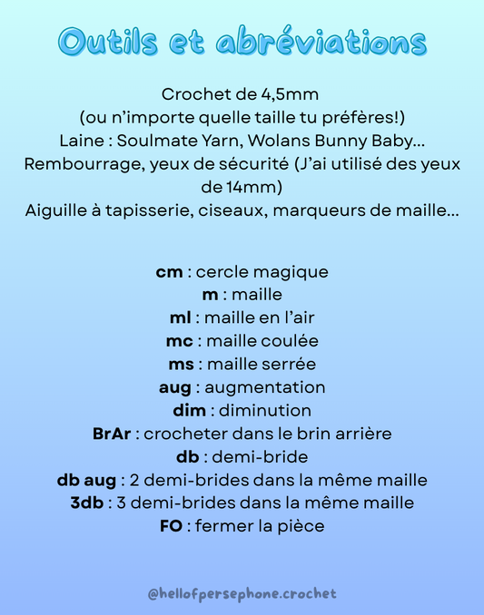 patron méduse au crochet amigurumi PDF