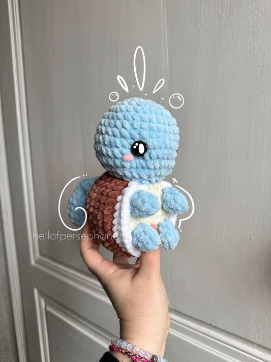 Peluche Pokémon Carapuce Squirtle | Amigurumi Carapuce Pokémon Kawaii 