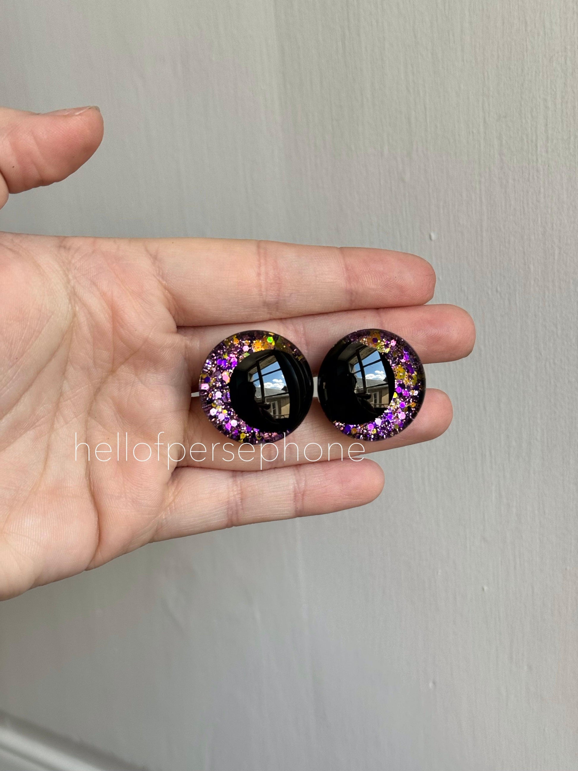 yeux sécurité paillettes pour amigurumi