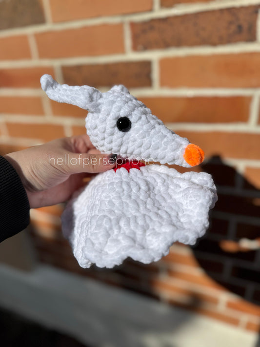 peluche chien zero Disney jack skellington au crochet amigurumi fait main