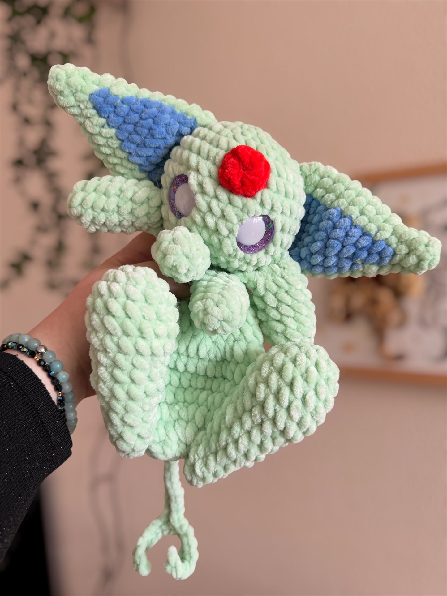 Mentali (Espeon) Pokemon au crochet
