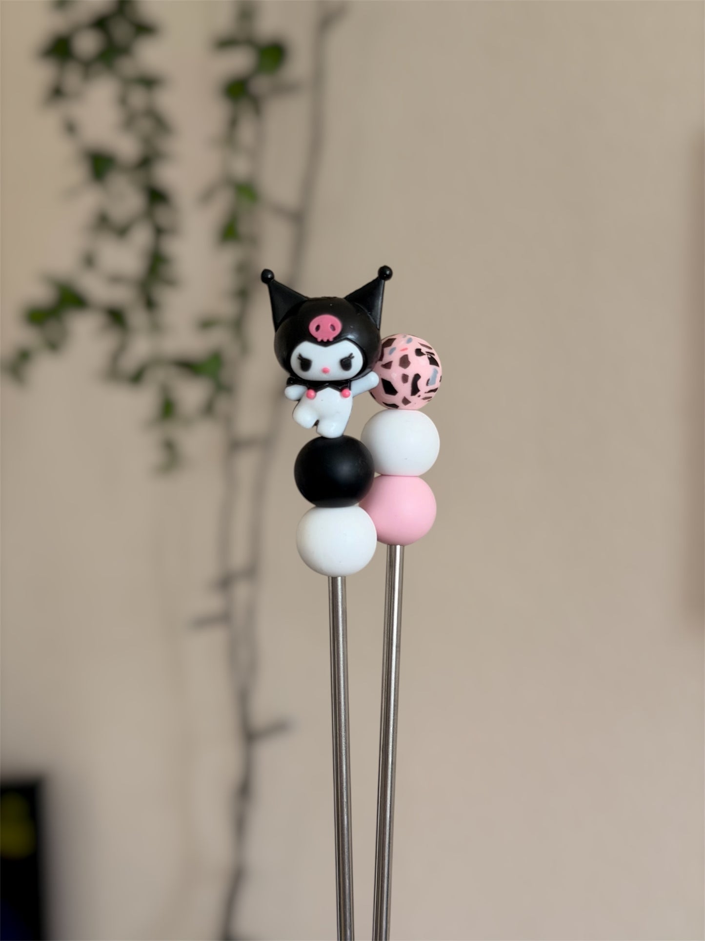 Amigurumi sticks Kuromi