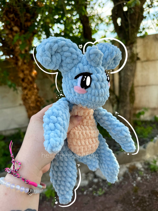 peluche crochet pokemon lokhlass lapras amigurumi