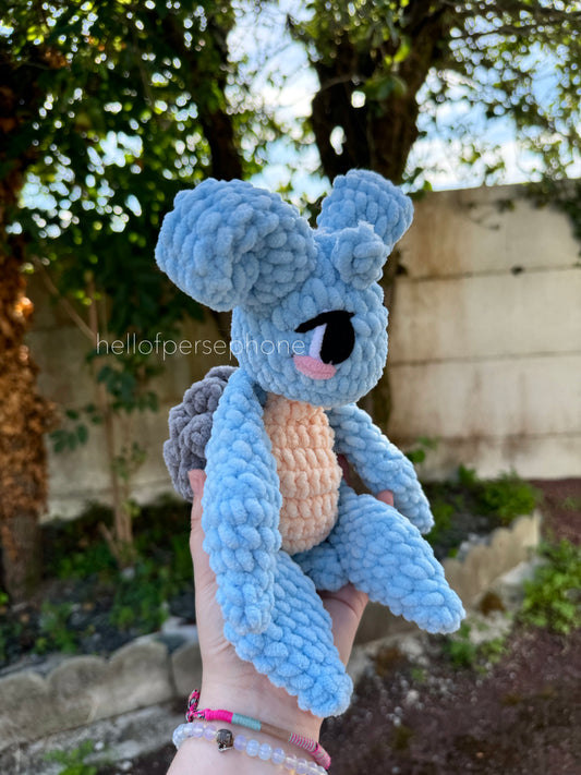 peluche crochet pokemon lokhlass lapras amigurumi