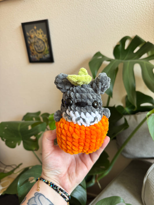Totoro citrouille au crochet