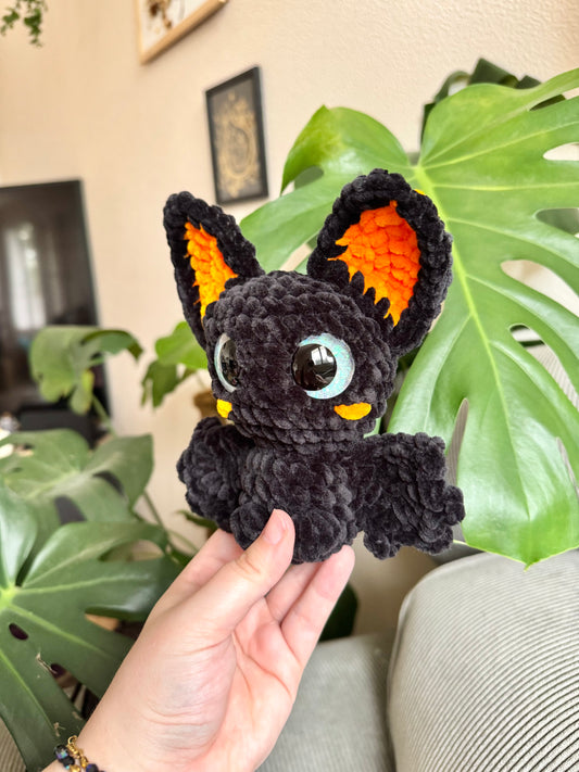 Peluche chauve-souris au crochet