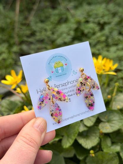 Boucles d'oreilles Feuilles - Kaléidoscope