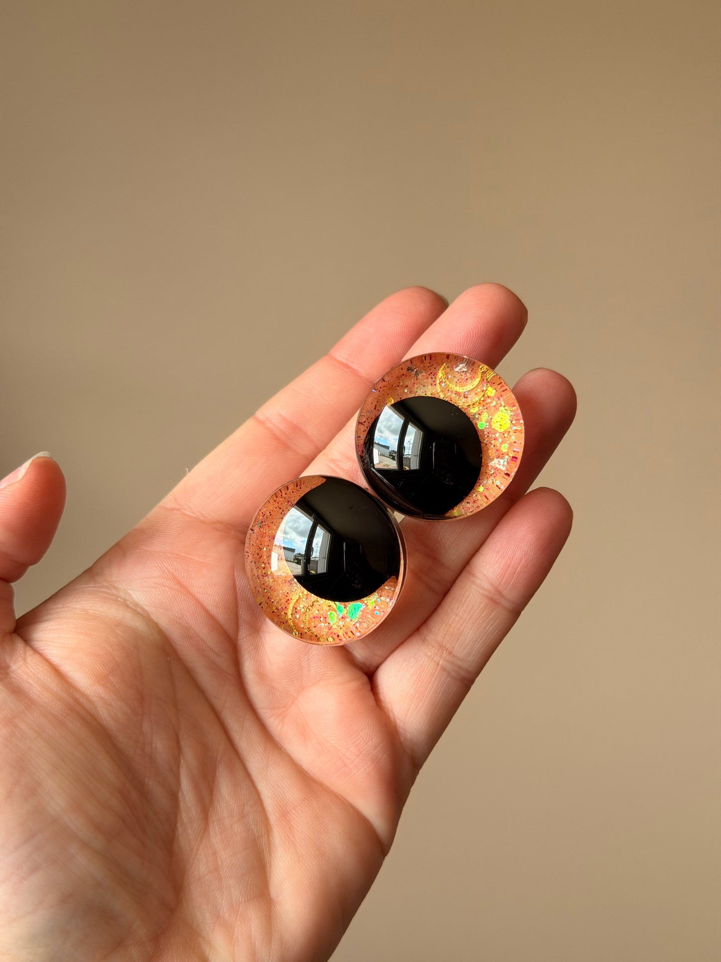 Yeux de sécurité - Moony Peach