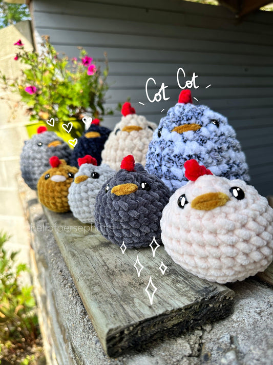 peluche poule