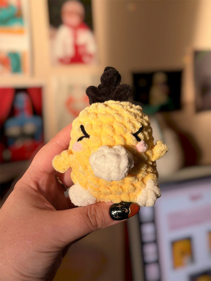 Peluche Psykokwak (Psyduck) au Crochet – Amigurumi Pokémon fait main
