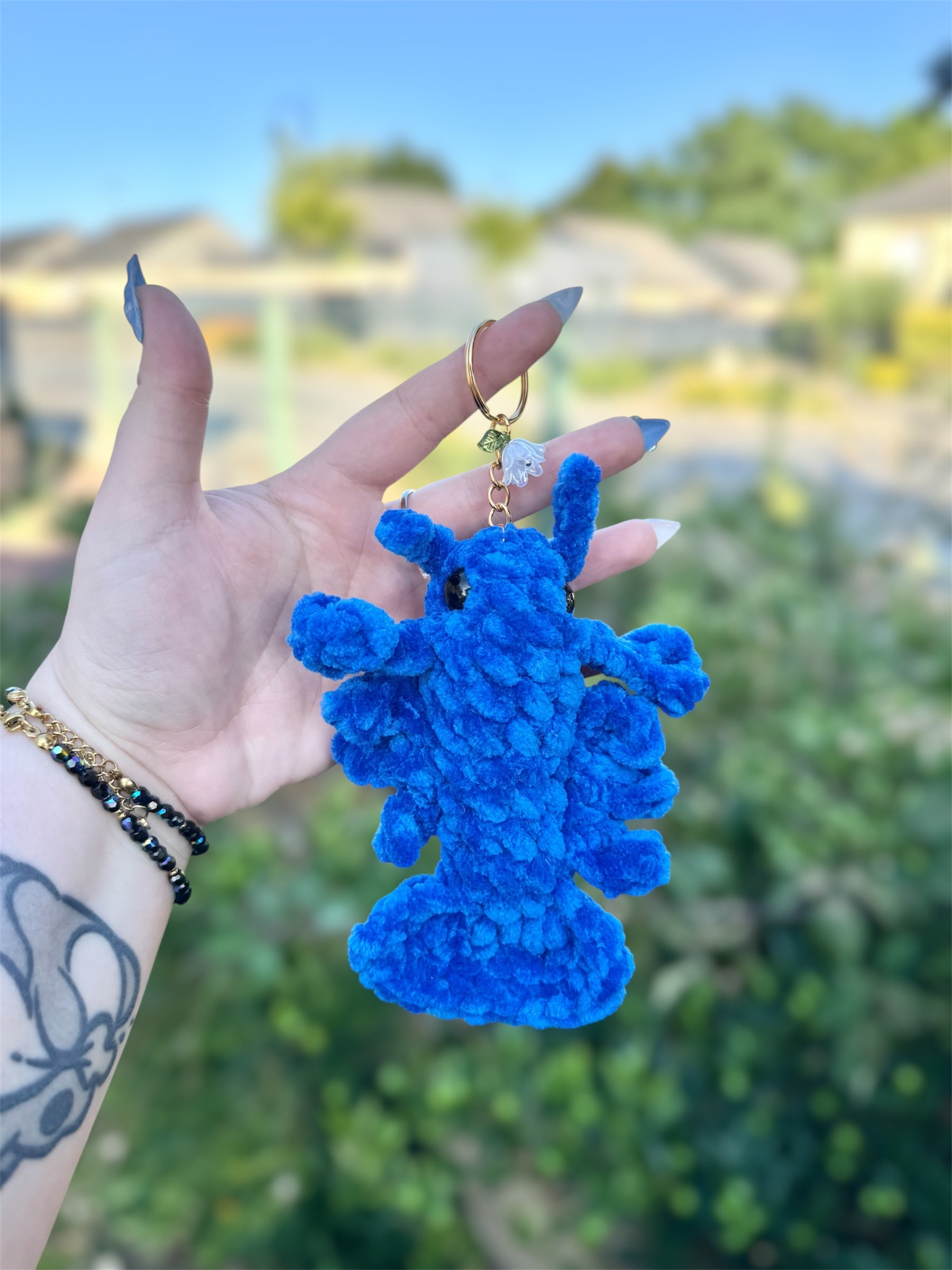 peluche homard crochet, porte‑clé homard crochet artisanal, amigurumi lobster keychain gift, peluche crochet homard fait main
