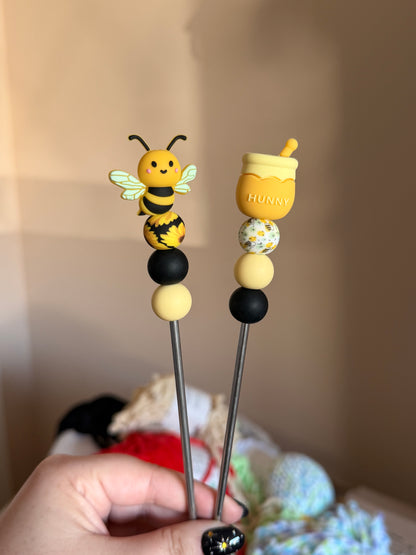 amisticks batons pour amigurumi pour le crochet thème abeille