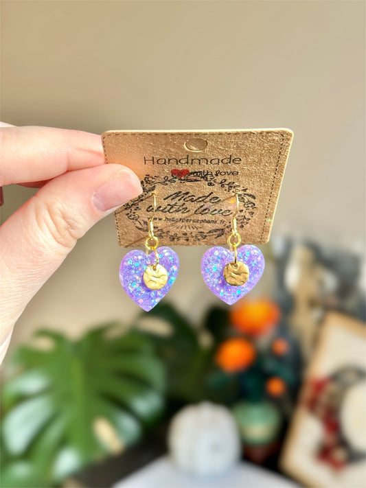 boucles doreilles pendantes coeurs pampilles acier inoxydable or, cadeau pour femme saint valentin ou anniversaire, idéales pour oreilles sensibles, acier chirurgical hypoallergénique
