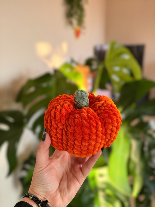 citrouille decoration en crochet automne halloween