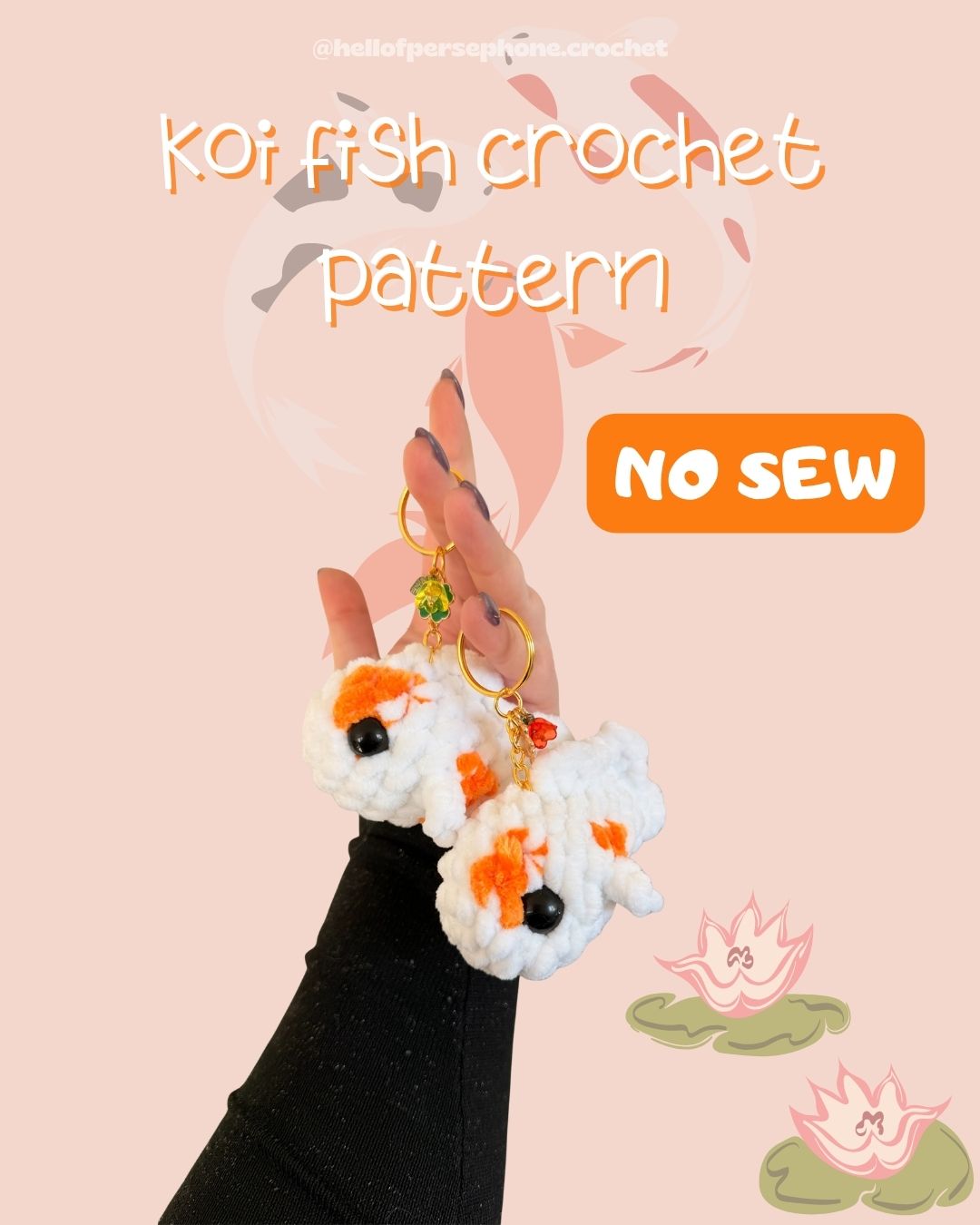 Patron carpe koi en crochet – Koi fish crochet pattern (PDF) patron sans couture

Téléchargez ce patron de carpe-koi au crochet / fish koi crochet pattern : un tuto pour créer un amigurumi carpe-koi ! (Format PDF)

Donnez vie à une carpe koi en crochet au style kawaii grâce à ce patron. Idéal pour porte‑clés, mobile marin, déco de chambre ou cadeau fait main. Le fichier PDF inclut des explications détaillées et des photos pour chaque étape.