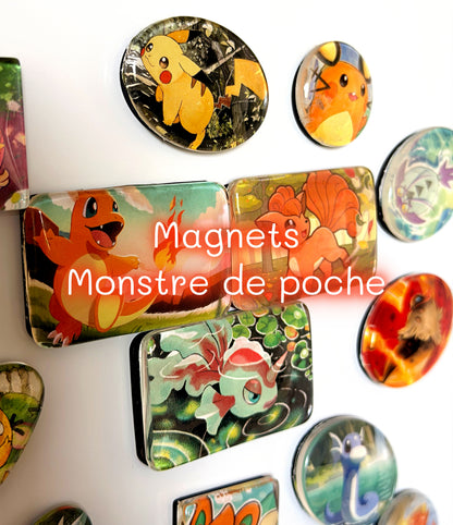 magnet pokemon fait main pour frigo
aimant pokemon artisanal décoration cuisine