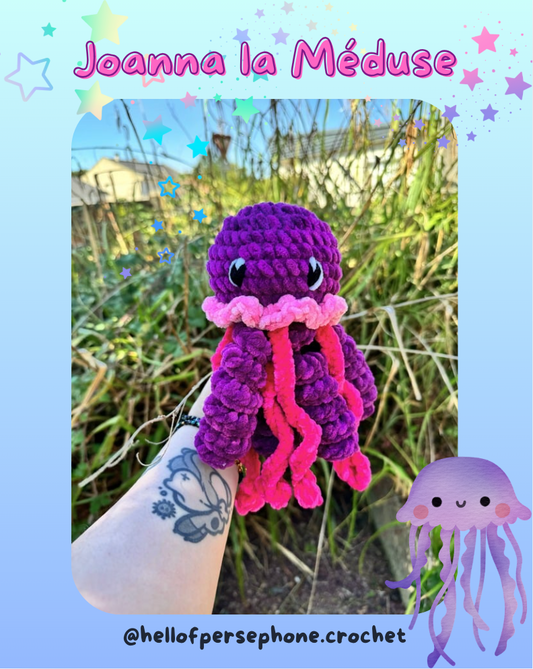 patron méduse au crochet amigurumi PDF