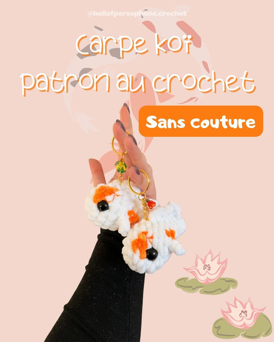 Patron carpe koi en crochet – Koi fish crochet pattern (PDF) patron sans couture

Téléchargez ce&nbsp;patron de carpe-koi au crochet / fish koi crochet pattern : un tuto pour créer un amigurumi carpe-koi ! (Format PDF)

Donnez vie à une carpe koi en crochet au style kawaii grâce à ce patron. Idéal pour porte‑clés, mobile marin, déco de chambre ou cadeau fait main. Le fichier PDF inclut des explications détaillées et des photos pour chaque étape.