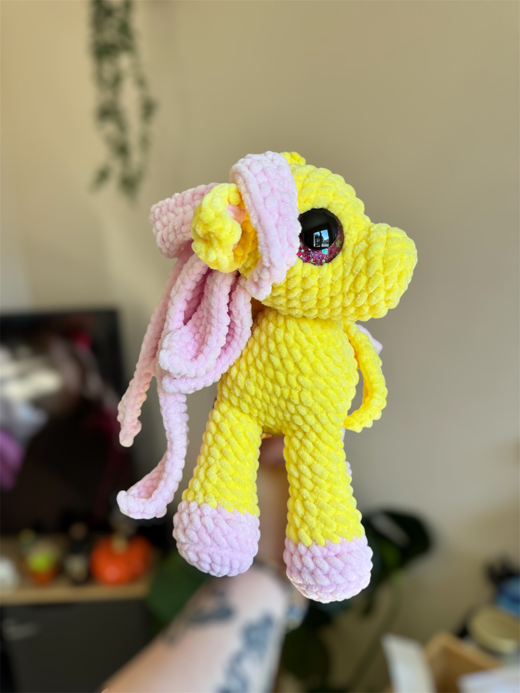 peluche crochet my little pony fluttershy amigurumi, peluche poney crochet