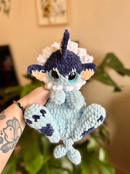 peluche aquali pokemon au crochet