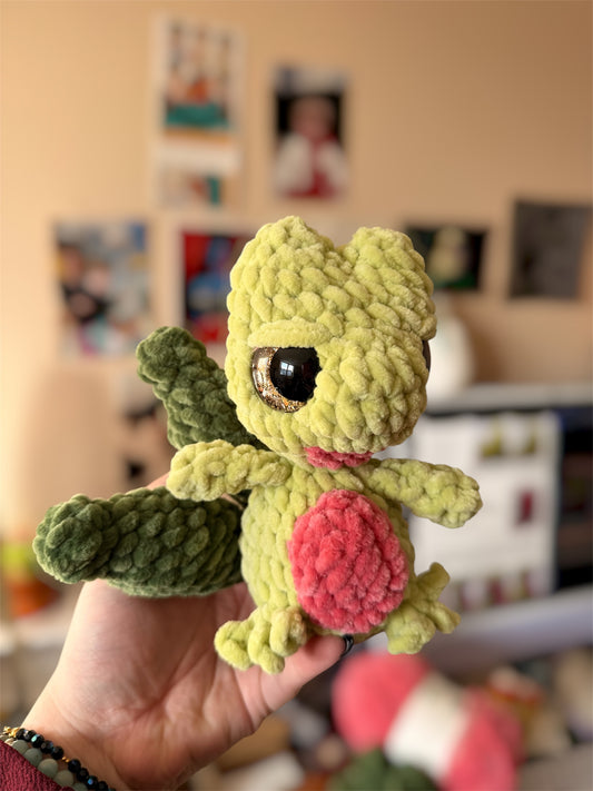 peluche arcko pokemon en crochet