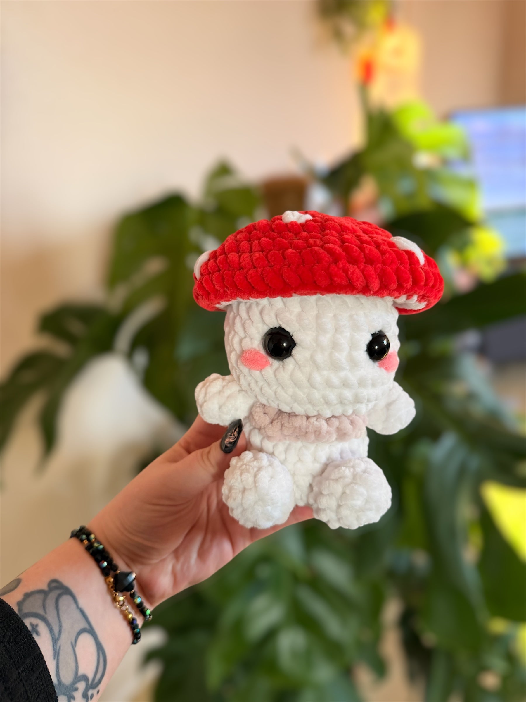peluche champignon en crochet