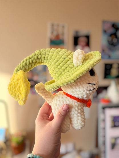 peluche chat magicien en crochet myouna crochet